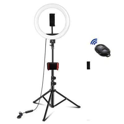 Image de Anneau Lumineux + Trépied Selfie 160cm - Idéal TikTok & Photos
