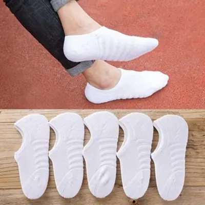 Image de Chaussettes Homme Coton Respirantes Anti-Dérapantes