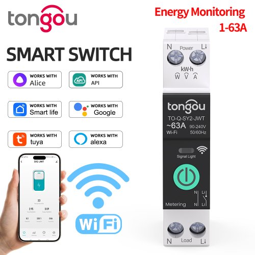 Immagine di Interruttore Smart WiFi con Protezione da Sovracorrente