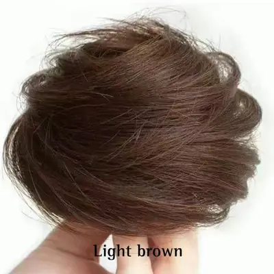 Image de Chignon Synthétique Élastique - Cheveux Raides Naturels