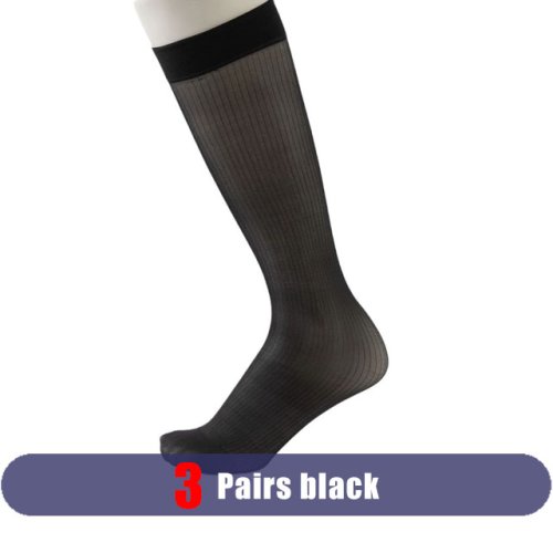 Image de Chaussettes Homme Élégantes en Soie - Respirantes & Confortables