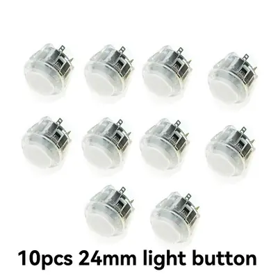 Image de Boutons Poussoir LED pour Machine d'Arcade - 10 Pièces