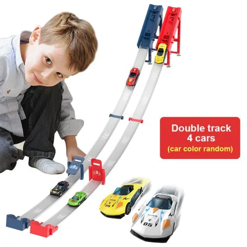 2 track with 4 Cars