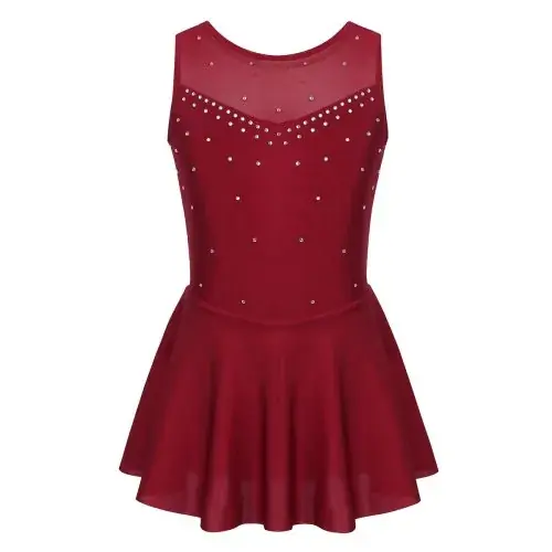 Image de Justaucorps de Gymnastique Rythmique avec Tulle