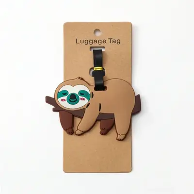 Image de Étiquette de Bagage Corgi Chat - Style Créatif & Anti-Perte