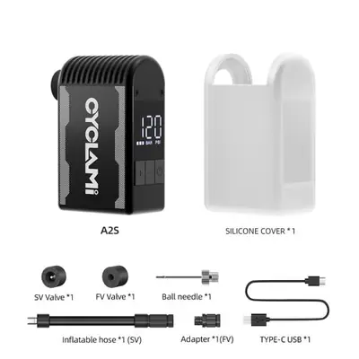 Image de Mini Pompe Électrique Portable pour Vélo - 120 psi