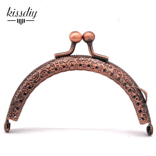 Immagine di 10 PZ 8.5 cm Semicerchio Borsa In Metallo Telaio Bacio Chiusura Maniglia Per Il Sacchetto di Cucito Mestiere Sarto Sacchetto di Fogna Accessorio Colore Della Miscela all'ingrosso