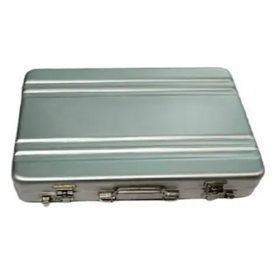 Image de Boîte rangement cartes et bijoux en aluminium mini valise