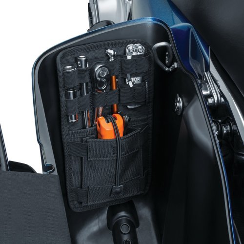 Imagen de Kit de Alforjas y Bolsas de Almacenamiento Internas para Harley-Davidson Touring, Road King, Glide y Street - Accesorios Duraderos para Motocicletas
