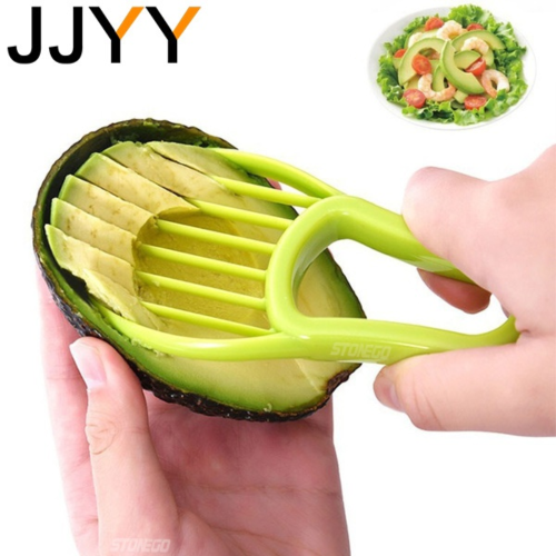 Imagen de Cuchillo Multifuncional 3 en 1 para Aguacate, Frutas y Verduras – Cortador, Pelador y Separador de Pulpa con Mango Ergonómico