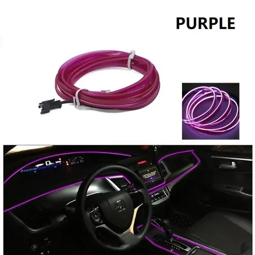 Image de Lumières LED Ambiance Voiture - Bandes Lumineuses Intérieur