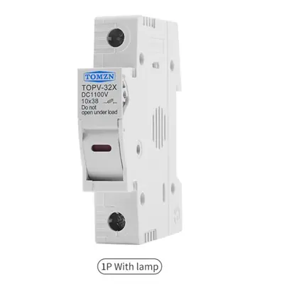 Image de Support de fusible DC 1P/2P 10-38mm pour système solaire 1100V