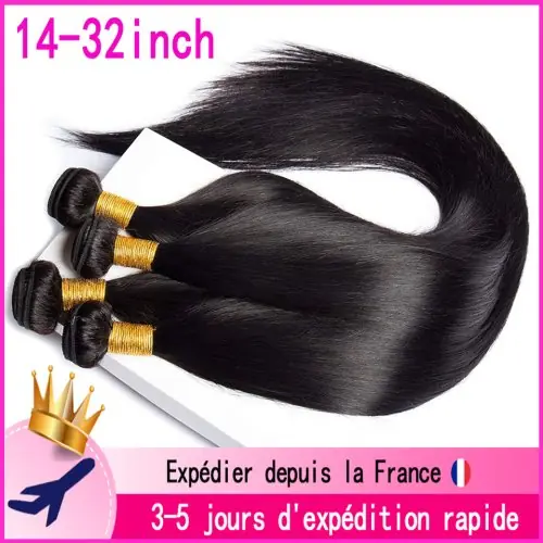 Image de Extensions Cheveux Brésiliens Lisses - 28 à 32 pouces
