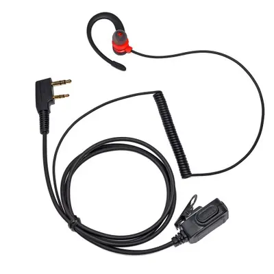 Image de Casque Talkie-Walkie PTT Souple - Compatible Baofeng UV-5R, BF-888S, Kenwood, Retevis