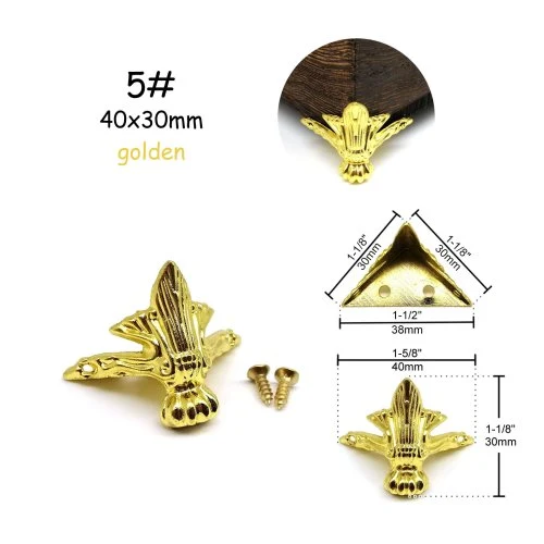 No.5 40x30mm oro