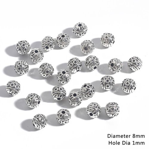 Image de Perles Espaces Argent Antique - Fournitures Bijoux Vintage
