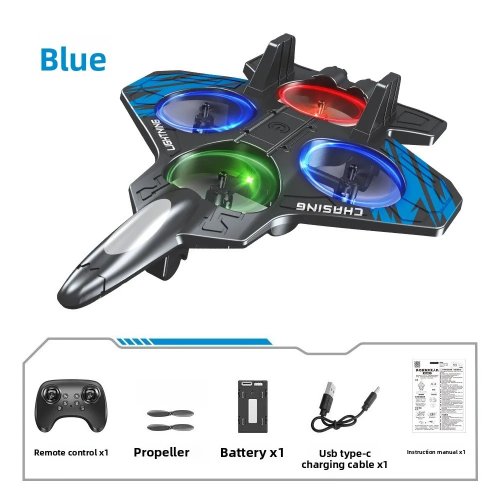 Imagen de Avión RC de Combate con Luces para Niños