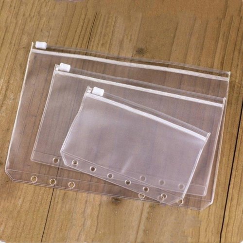 Image de Organisateur de Fichiers A5/A6/A7 - Housse Transparente avec Fermeture Éclair