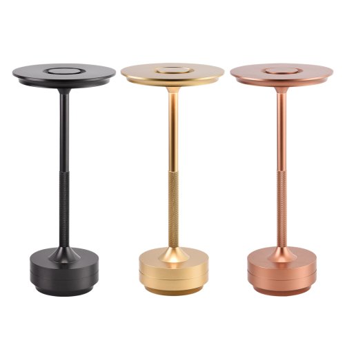 Imagen de Lámpara de Mesa LED con Carga USB, Control Táctil, 3 Colores y Atenuación Continua, Diseño Moderno e Impermeable para Escritorio