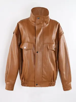 Image de Veste en Cuir Surdimensionnée - Tendance 2023
