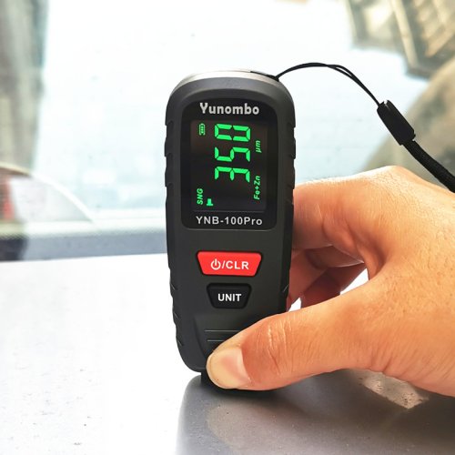 Bild von Yunombo Neue Version YNB-100Pro Fe nFe Fe + Zn Mini Film Dicke Meter Beschichtung Dicke Gauge Autolack Dicke Tester
