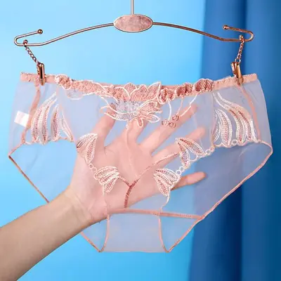 Image de Culotte Dentelle Transparente - Lingerie Féminine Ultra Mince
