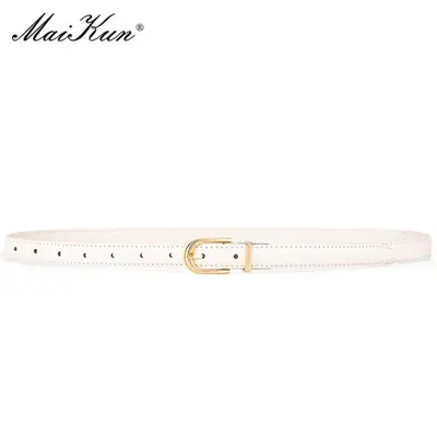 Image de Ceinture Fine Femme - Élégance & Simili Cuir