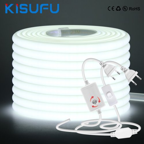 Zdjęcie Taśma LED COB 220V – Super Jasna, Z Ściemniaczem, IP65