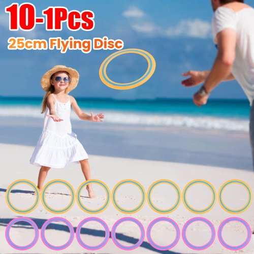 Imagen de Discos Voladores Giratorios Profesionales para Niños y Adultos, Juego de Platillos Voladores Interactivos para Perros y Mascotas, 25 cm