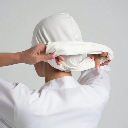 Image of Comfortable Modal Jersey Instant Hijab Cap for Women – Soft Cotton Stretch Under Scarf Headwrap for Muslim Modest Fashion