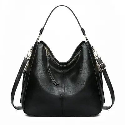 Image de Sac à Main en Cuir Vintage pour Femme - Grande Capacité
