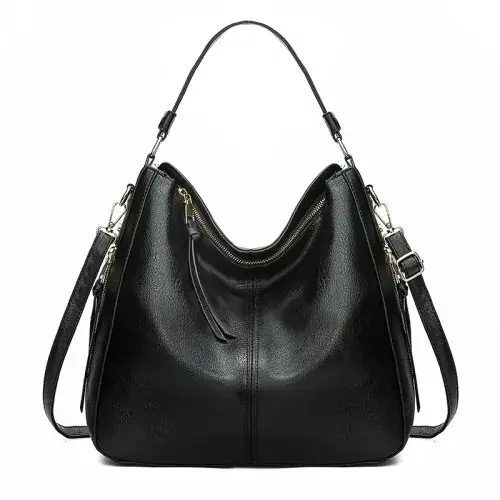 Image de Sac à Main en Cuir Vintage pour Femme - Grande Capacité