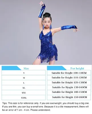 Image de Robe de Danse Latine Enfant - Élégante & Brillante