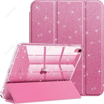 Image de Étui Brillant Tri-Fold avec Porte-Crayon pour iPad