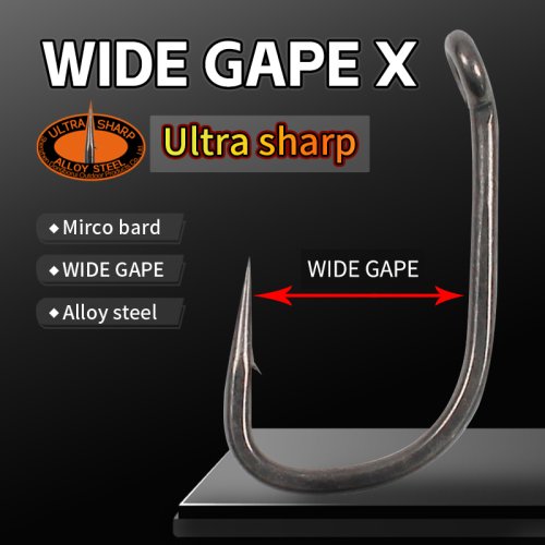 Image de Hameçons Carpe Ultra Tranchants - 10 pcs