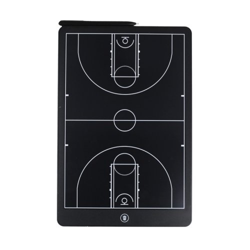 Immagine di Lavagna elettronica per allenamenti di basket da 16 pollici Lavagna per strategia digitale con ampio schermo LCD e penna stilo per treni sportivi