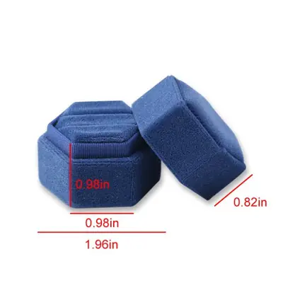 Image de Boîte à Bijoux en Velours - Élégante & Pratique