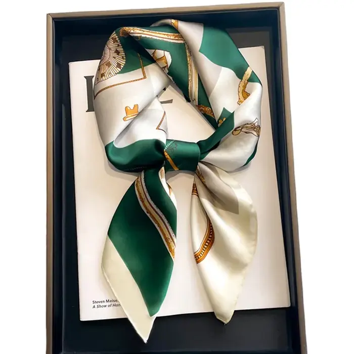 Image de Foulard Soie Luxe - Élégance & Versatilité