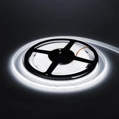 Image de Bande LED COB Étanche 12V/24V - Lumière Flexible Haute Densité