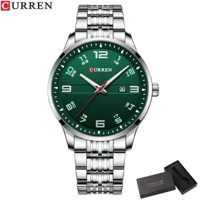 Image de Montre Homme Luxe Acier Inoxydable - Quartz Lumineux