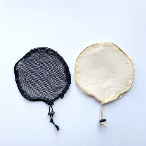 Bild von Elegantes Haarknotennetz aus Polyester – Verstellbares Pferdeschwanznetz mit Perückenkappe für Afro-Puff-Stil und sicheren Haarhalt
