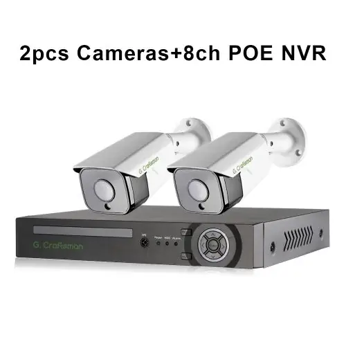 2pcs caméras