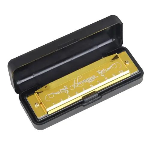 Image de Harmonica Professionnel 10 Trous - Cadeau Idéal pour Débutants