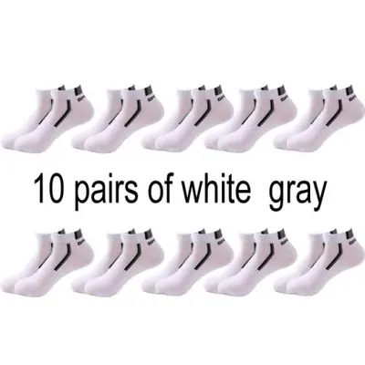 Image de Chaussettes Hommes Sportives - 10 Paires Coton Respirant