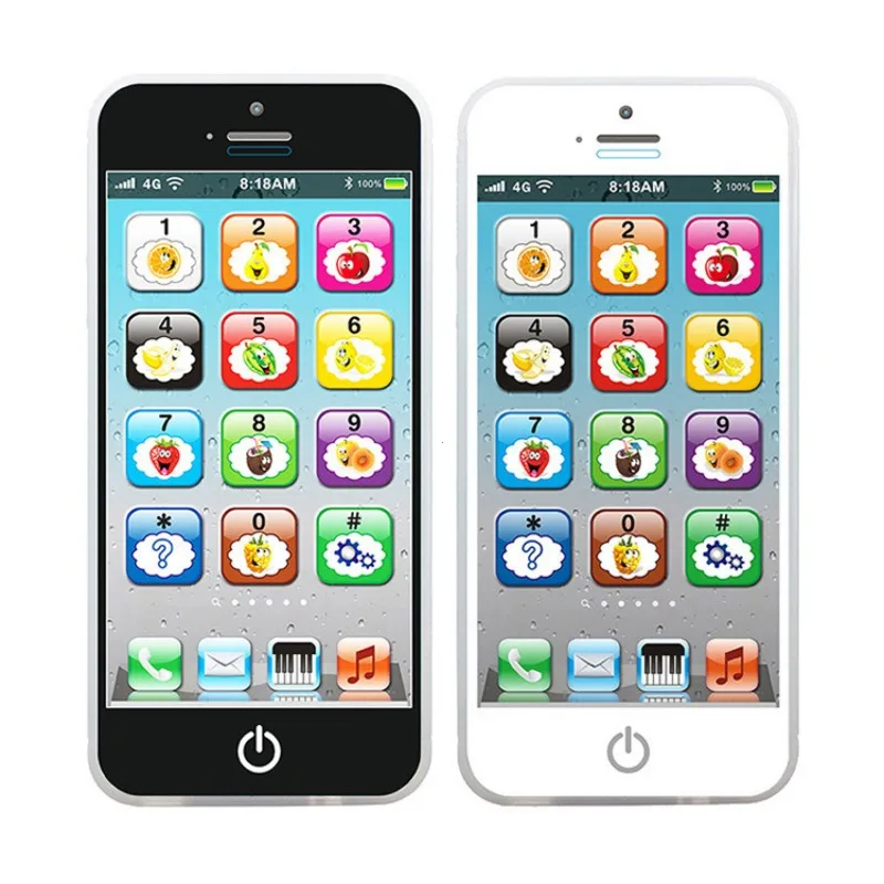 Afbeelding van Kinderen Simulatie Telefoon Baby Muzikaal Vroeg Educatief Speelgoed voor Engels Leren met Licht, Geluid en Vocaal Mobiel Speelgoed