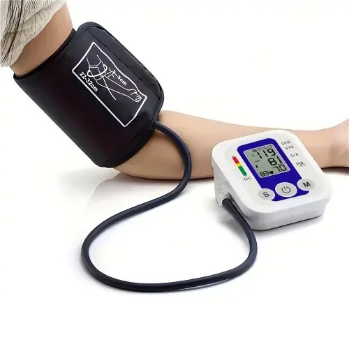 Image de Tensiomètre Numérique Automatique avec Affichage de Fréquence Cardiaque