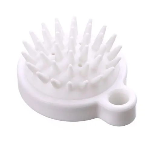 Image de Massager de cuir chevelu en silicone - Shampooing & massage anti-chute