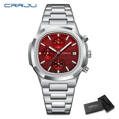 Image de Montre Homme Luxe Étanche - Design Carré & Lumineuse