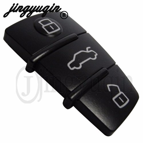 Afbeelding van Vervangende Rubber Pad voor Audi A3, A4, A5, A6, A8, Q5, Q7, TT, S- en RS-lijn - Keyless Fob met 3 Knoppen, Switchblade Flip Afstandsbedieningssleutel