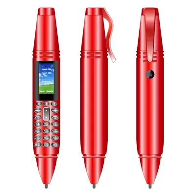 Image de Téléphone Portable en Forme de Stylo - Mini 2G avec FM et Enregistreur Vocal